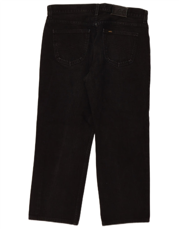 Lee Straight Jeans til mænd W36 L27 Sort
