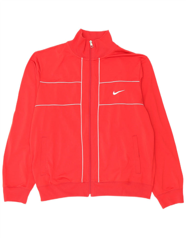 Nike træningsdragt til mænd, topjakke, stor rød polyester