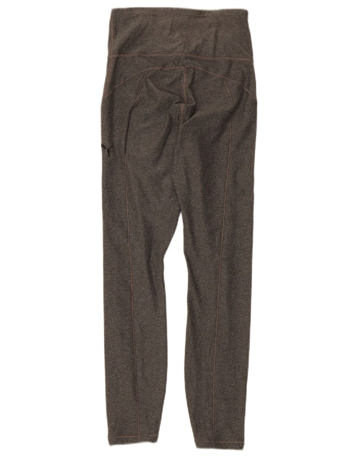 Puma Dame Leggings UK 4 XS Grå Flecked