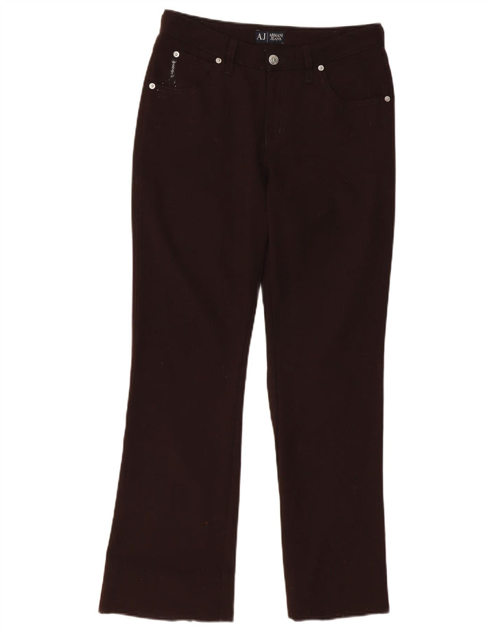 ARMANI Dame Bootcut Casual Bukser W28 L28 Brun