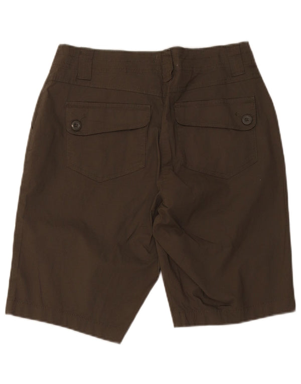 Mountain Warehouse Dame Chino Shorts UK 10 Small W30 Khaki Cotton