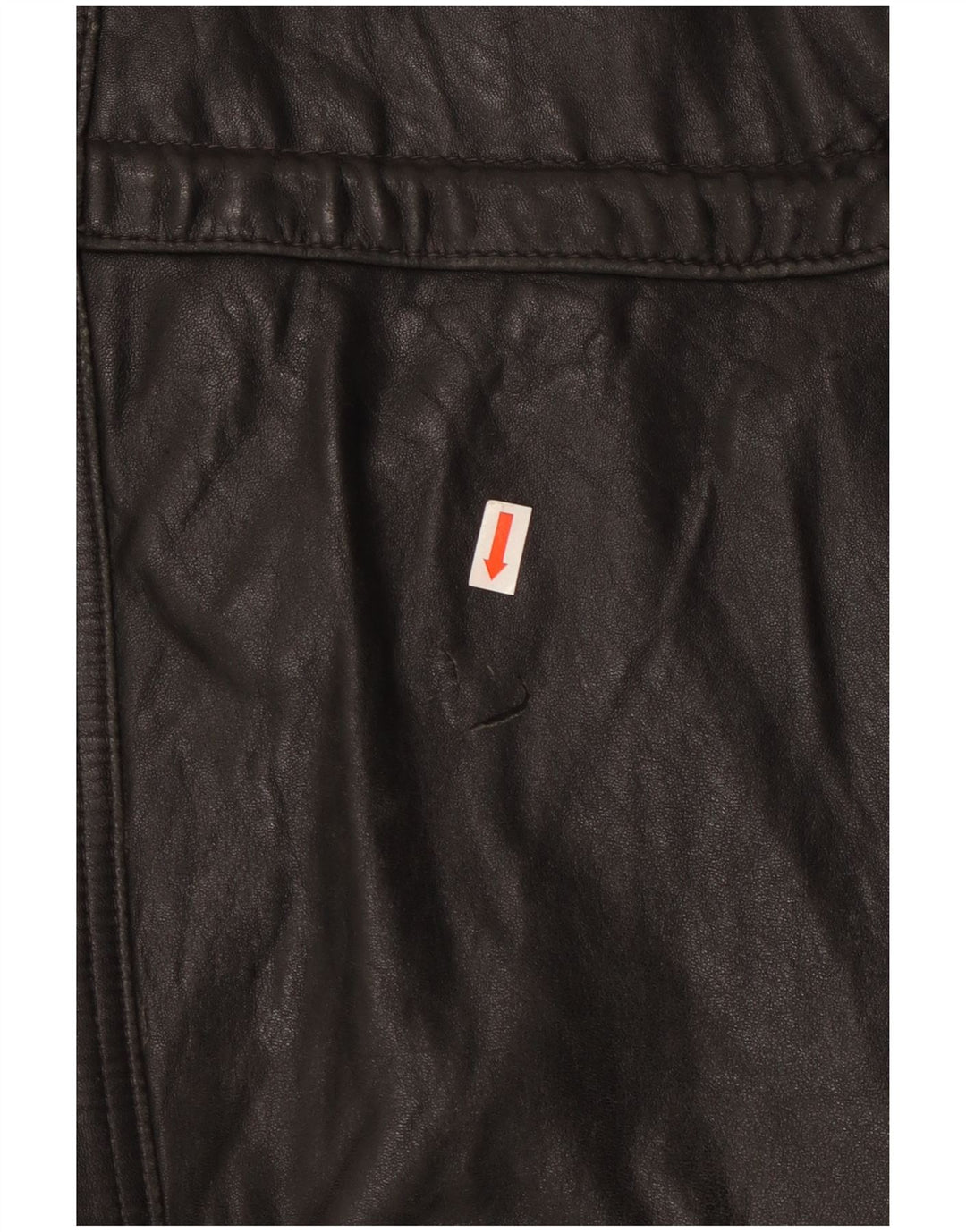 Vintage herre læderjakke UK 44 2XL sort læder