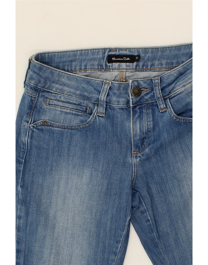 MASSIMO DUTTI Womens Slim Jeans W26 L30 Blue Cotton Vintage Massimo Dutti and Second-Hand Massimo Dutti from Messina Hembry 