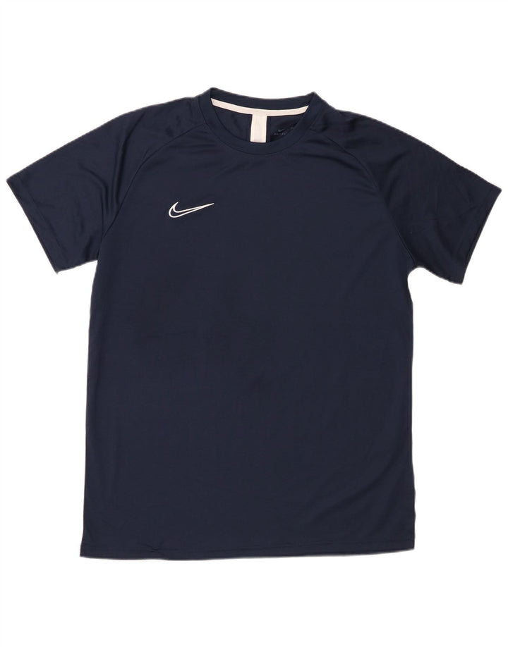 Nike herre Dri Fit T-shirt top XL marineblå