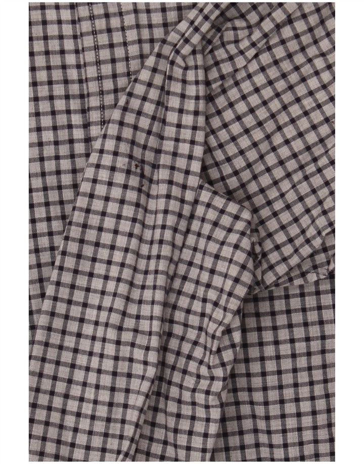 Tommy Hilfiger Herre Slim Fit skjorte Medium Grey Gingham Cotton