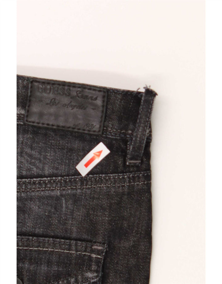 Guess denimnederdel til kvinder W27 Lille sort bomuld