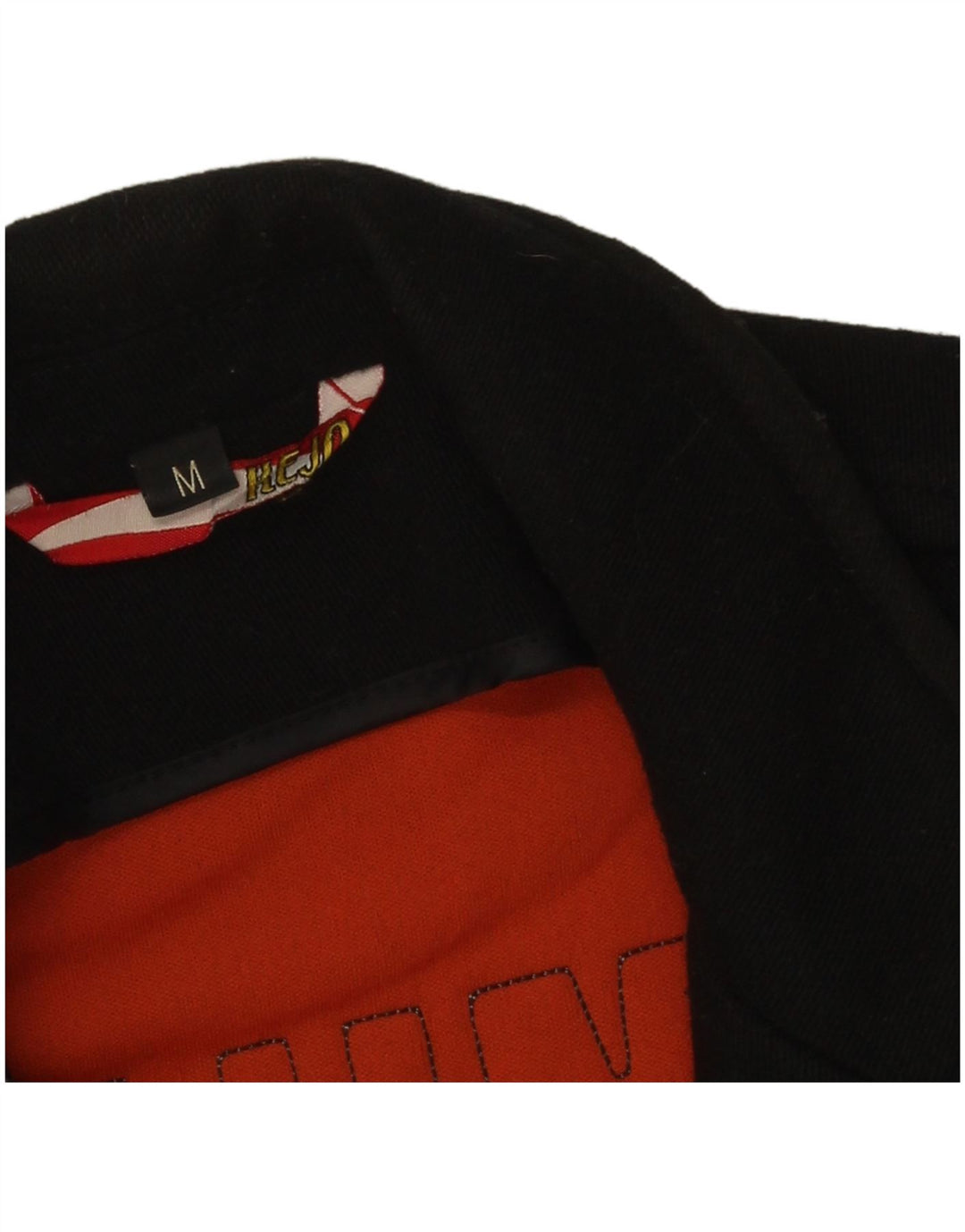 Kejo Herre grafisk 3-knaps blazerjakke UK 38 Medium Sort Uld