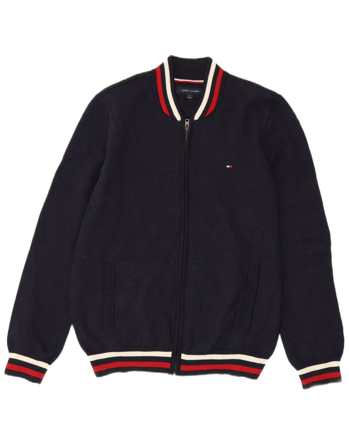 Tommy Hilfiger Herre Cardigan Sweater Medium Navyblå Bomuld