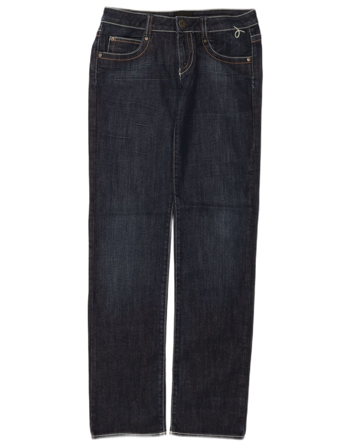 Calvin Klein Dame Straight Jeans W29 L33 Marineblå Bomuld