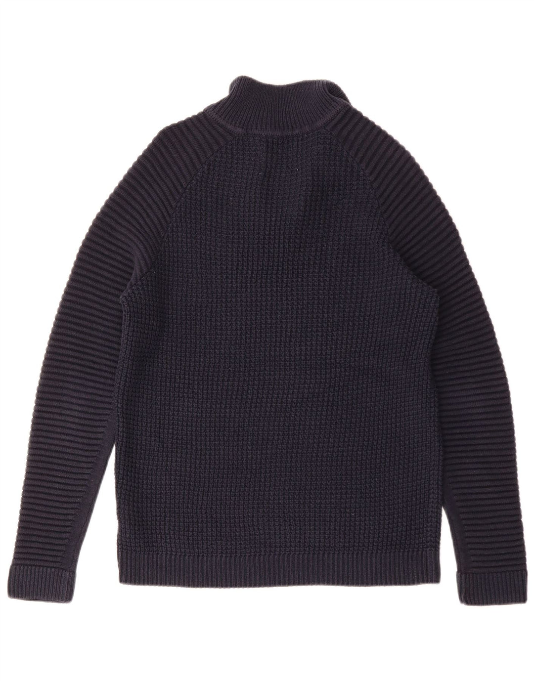 JACK & JONES Herre sweater med lynlåshals Stor marineblå bomuld