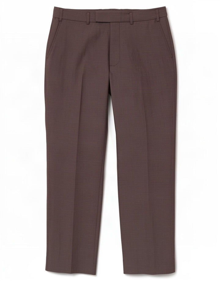 Marks & Spencer Herre Autograph Straight Suit Bukser W36 L31 Grå Uld