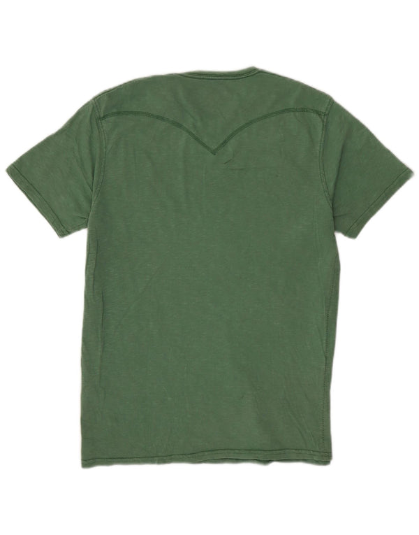 Levi's Herre T-shirt Top Medium Grøn Flecked Bomuld