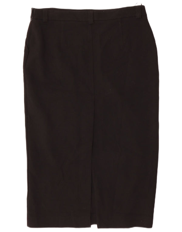 MINT VELVET Kvinder Pencil Skirt UK 18 XL W36 Sort Polyester