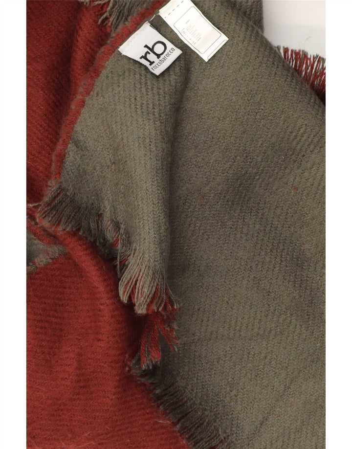 Roccobarocco Dame Poncho Coat One Size Bourgogne Akryl