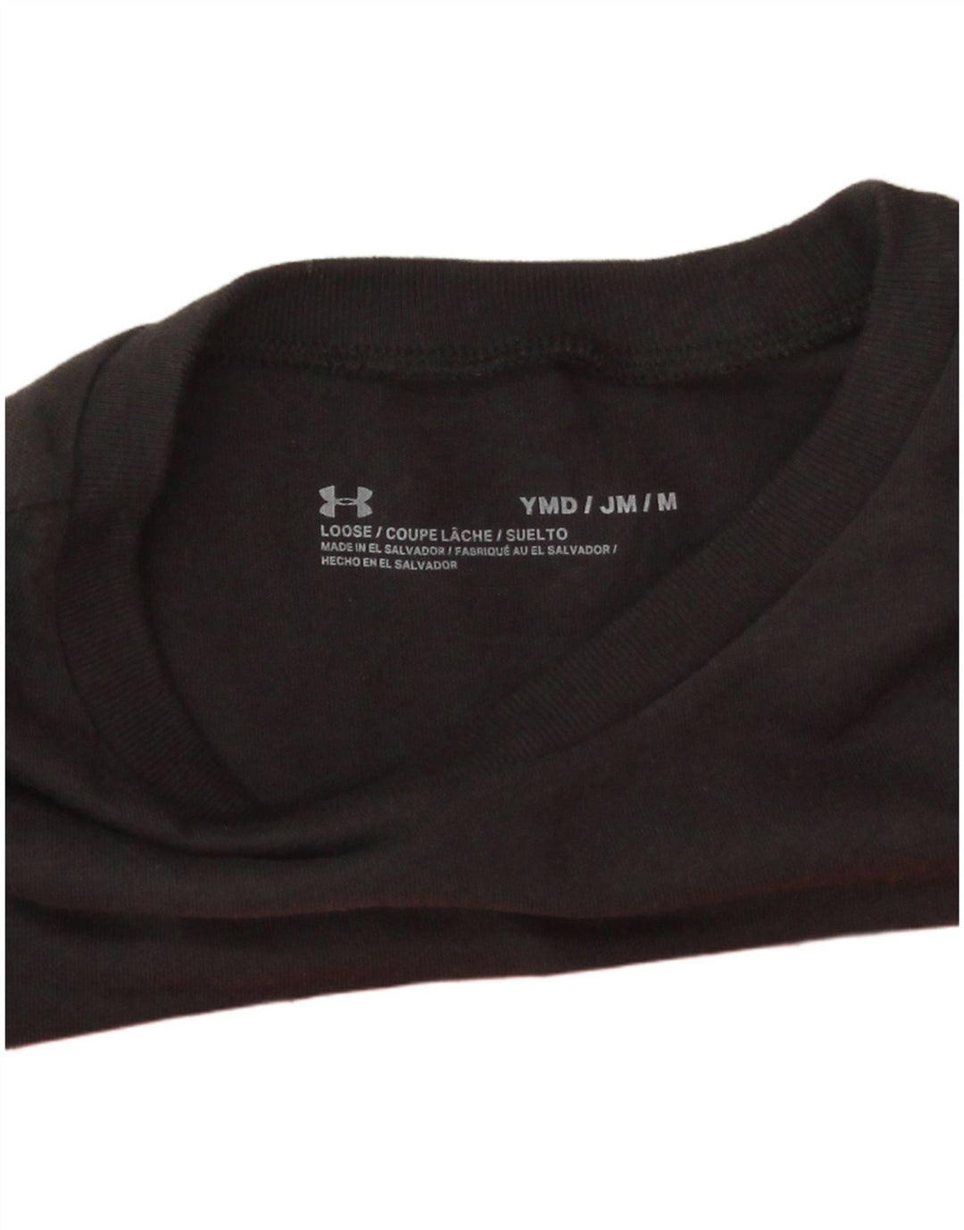 Under Armour Boys Grafisk Top Langærmet 9-10 år Medium Sort