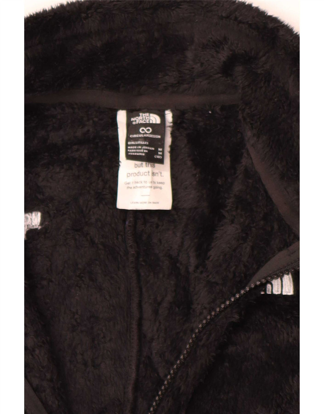 The North Face Girls Fleecejakke 9-10 År Medium Sort Polyester