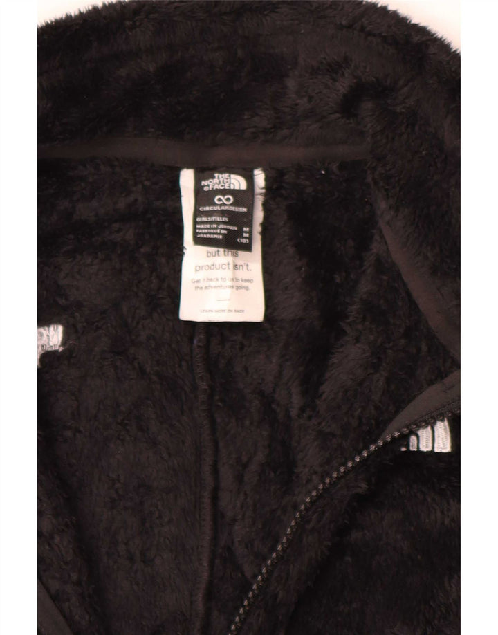 The North Face Girls Fleecejakke 9-10 År Medium Sort Polyester
