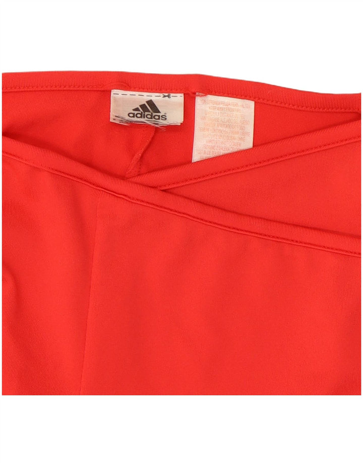 Adidas Dame Flare træningsdragt Bukser UK 8 Small Red