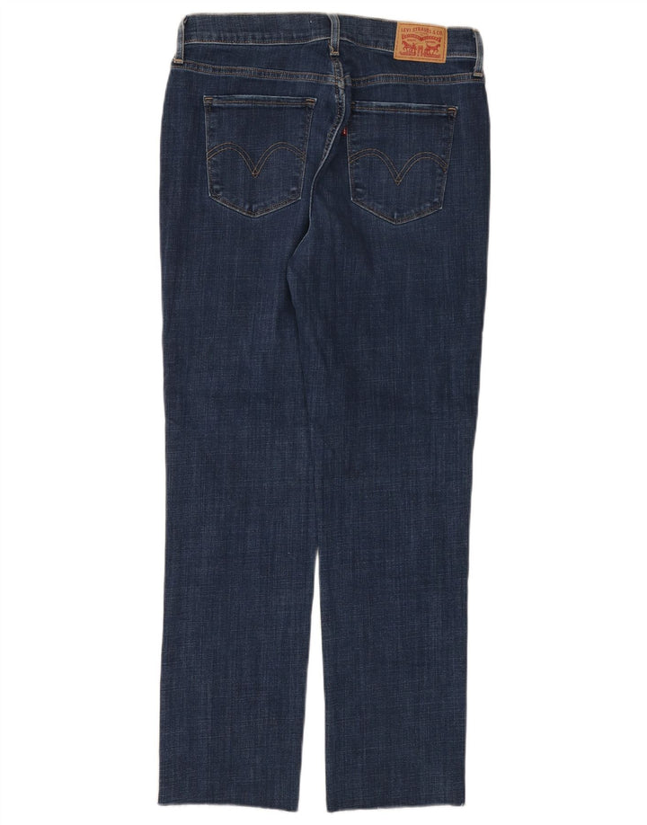 LEVI'S Dame Classic Fit Straight Jeans US 6 Medium W28 L27 Blå Bomuld