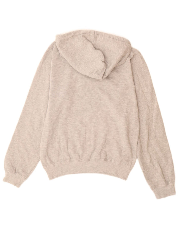 Hard Rock Cafe Dame Malta Hoodie Jumper UK 10 Small Grey Flecked Bomuld