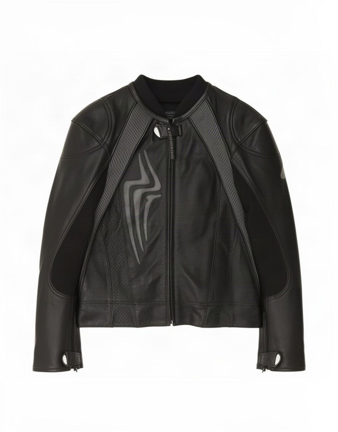 Hein Gericke Herre Graphic Læder Racer Jacket EU 52 Large Black