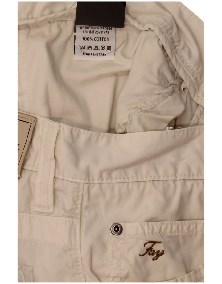Fay Herre Casual Shorts W38 XL Beige Bomuld