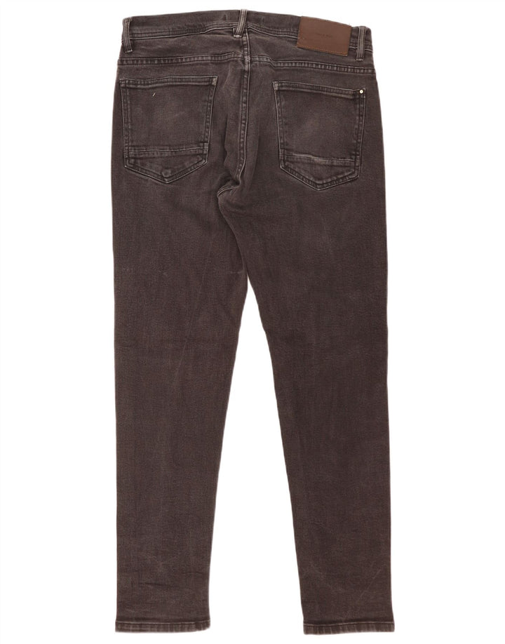 Zara Herre Slim Jeans EU 46 XL W36 L30 Sort