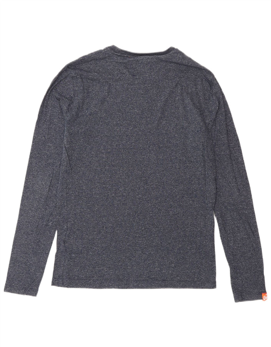 SUPERDRY Herre Top Langærmet Medium Navyblå Bomuld