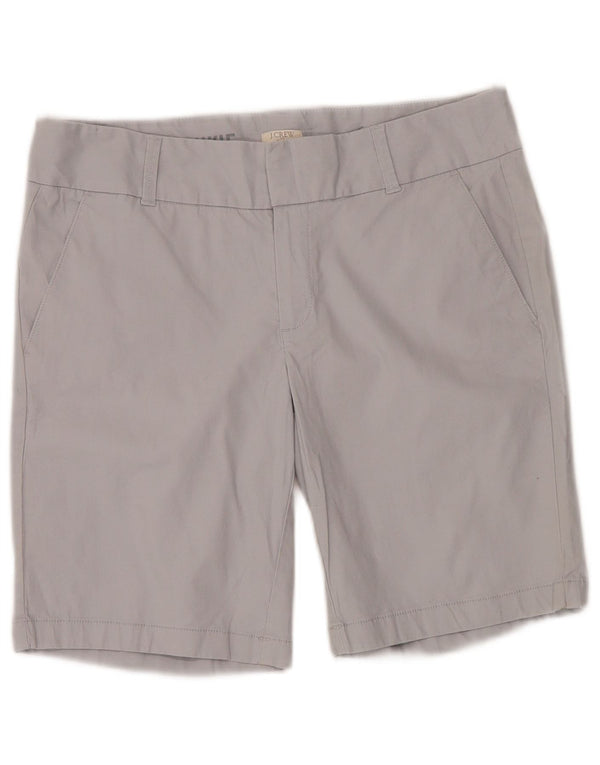 J. CREW Chino Shorts til kvinder US 6 Medium W30 Grå Bomuld