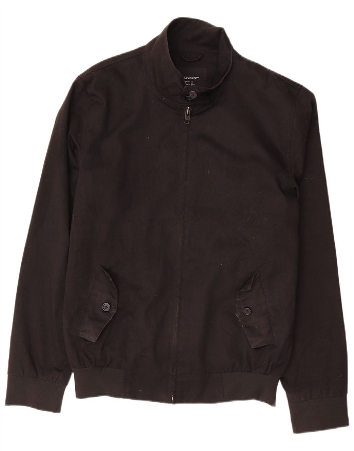 Livergy Herre Bomberjakke EU 38 Medium Sort Polyester