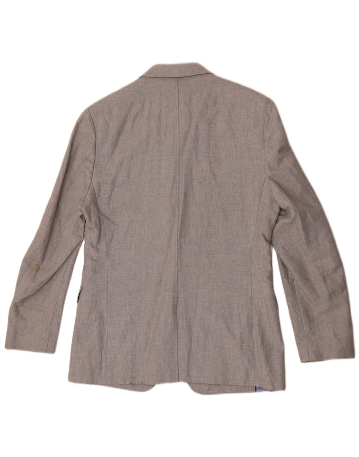 Banana Republic Herre Regular Fit 2-knaps blazerjakke UK 40 Large Grå