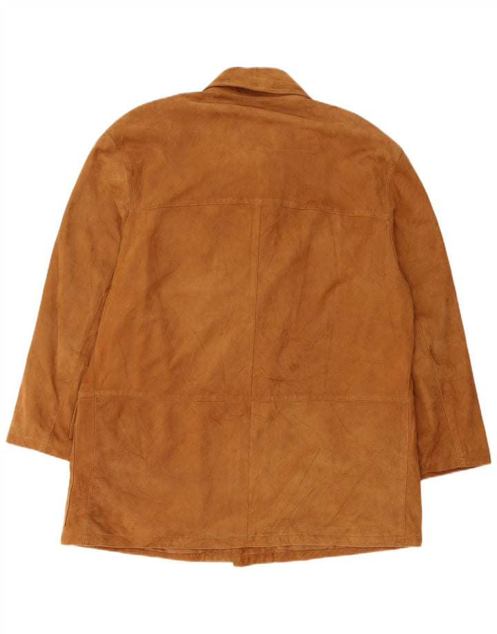 Jean Gabriel Herre ruskindsjakke UK 40 Large Brown