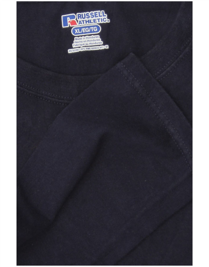 Russell Athletic Herre Top Langærmet XL Navy Blue