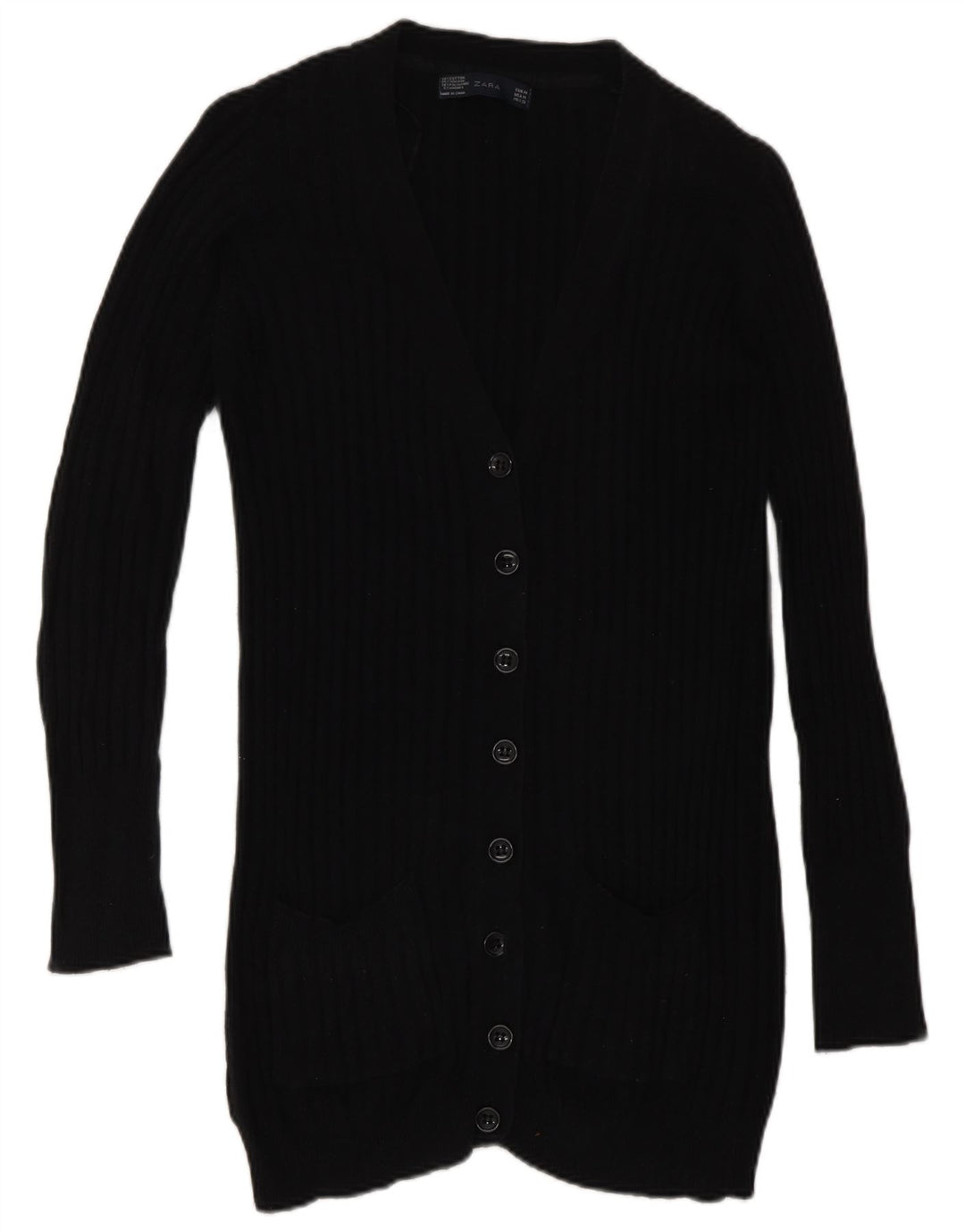 Zara Dame Cardigan Sweater UK 12 Medium Sort