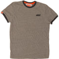 Superdry T-shirt top mellem grå bomuld til mænd