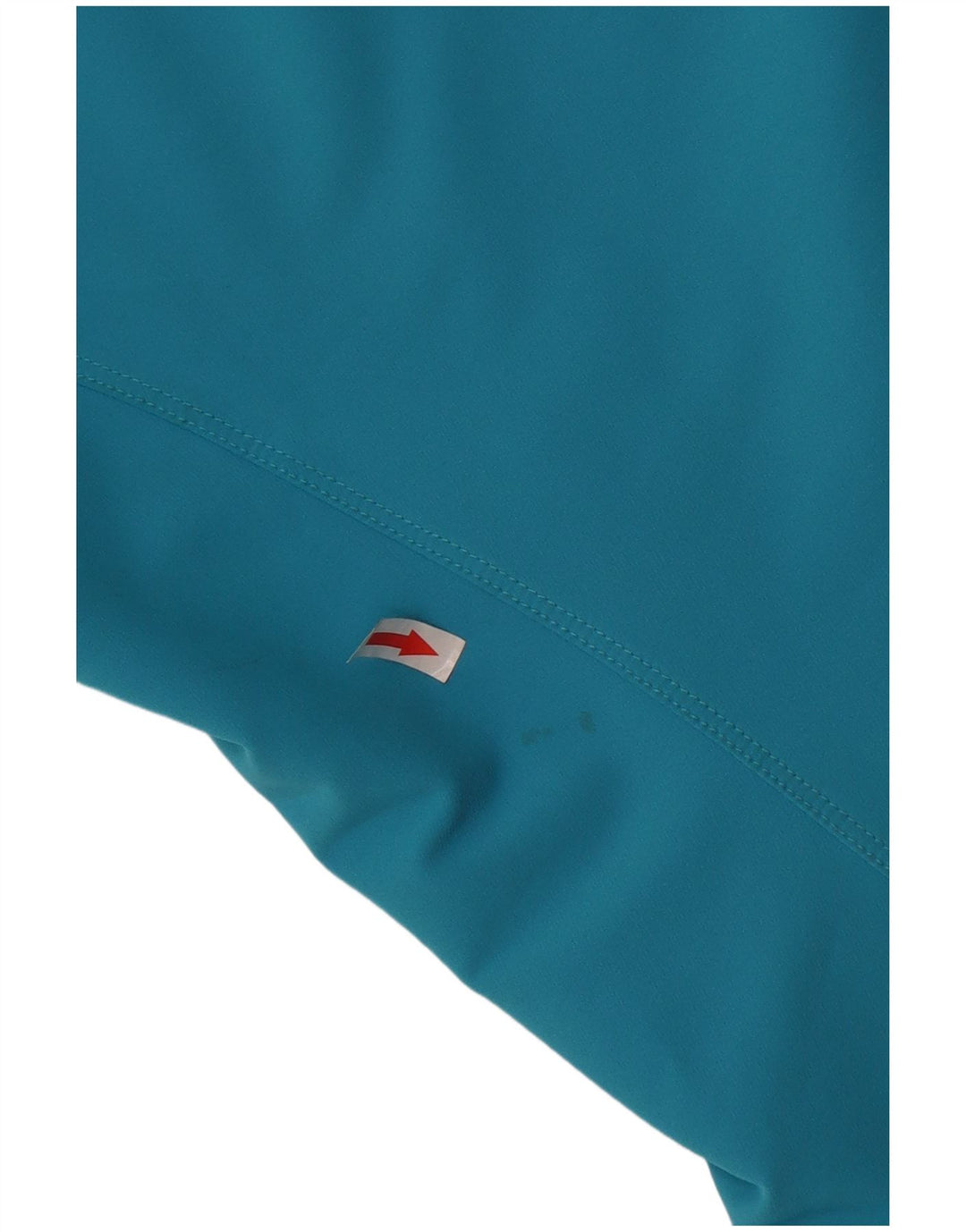 Patagonia Dame hætte vindjakke UK 14 Medium turkis polyester