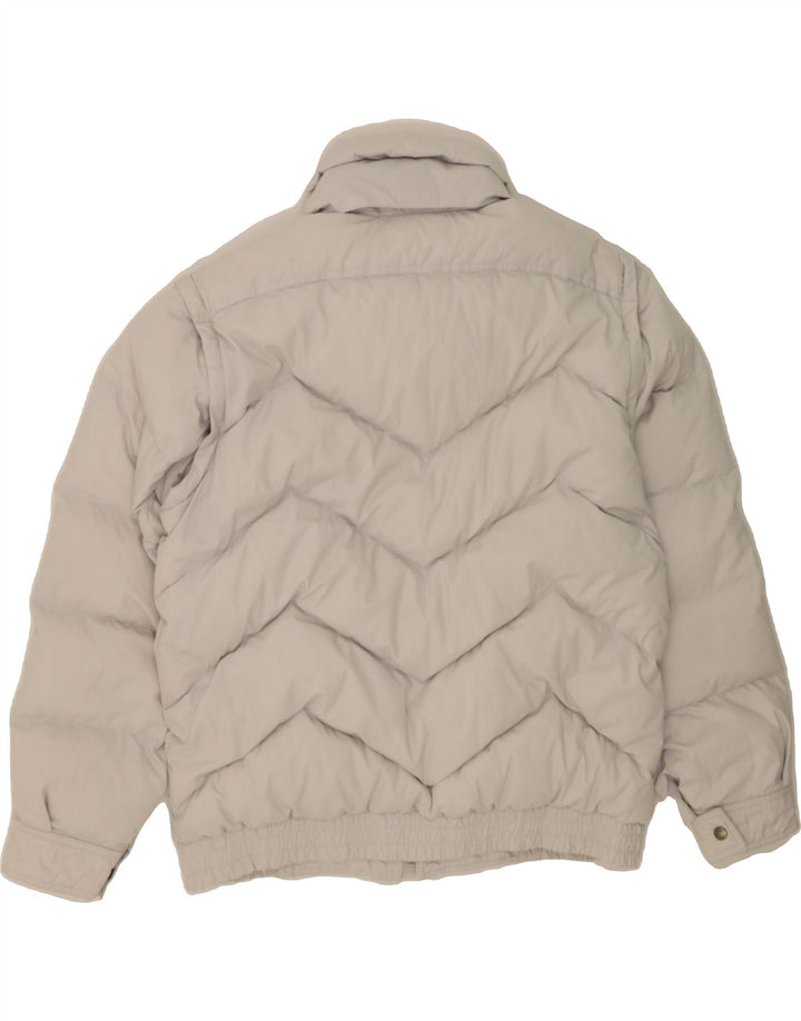 ELHO Mens Padded Jacket IT 52 XL Blue Polyester Vintage Elho and Second-Hand Elho from Messina Hembry 