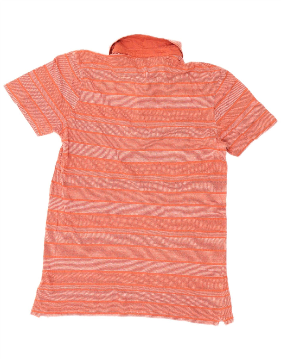 French Connection Herre poloshirt Stor orange stribet bomuld