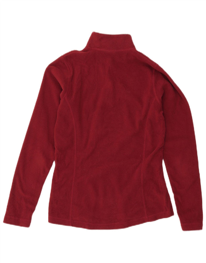 HELLY HANSEN Fleecetrøje med lynlås til kvinder UK 10 Lille rødbrun polyester