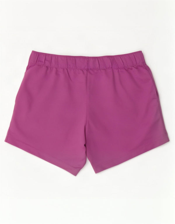 Nike Dame Dri Fit Sportshorts UK 14 Medium Lilla Polyester