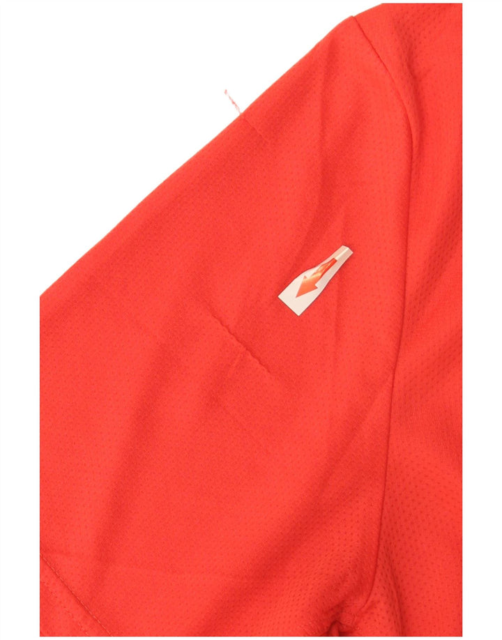 Adidas Poloskjorte til mænd, stor rød polyester