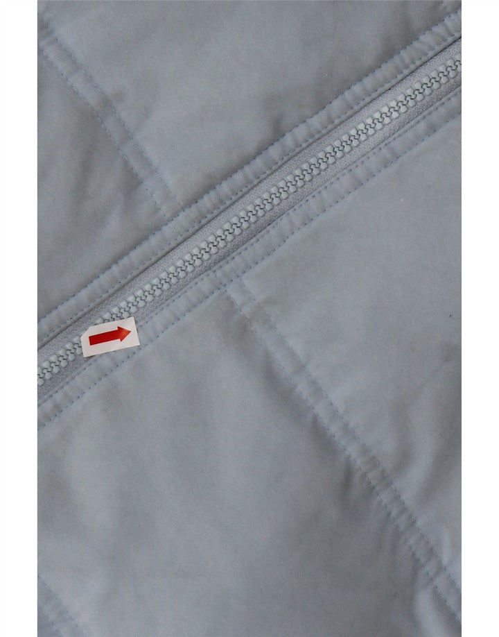 MUSTO polstret jakke til kvinder UK 14 Stor blå nylon