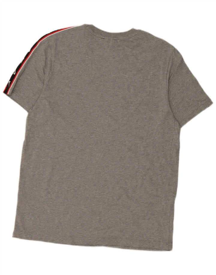 Nike Herre grafisk T-shirt Top Stor grå Colourblock Bomuld