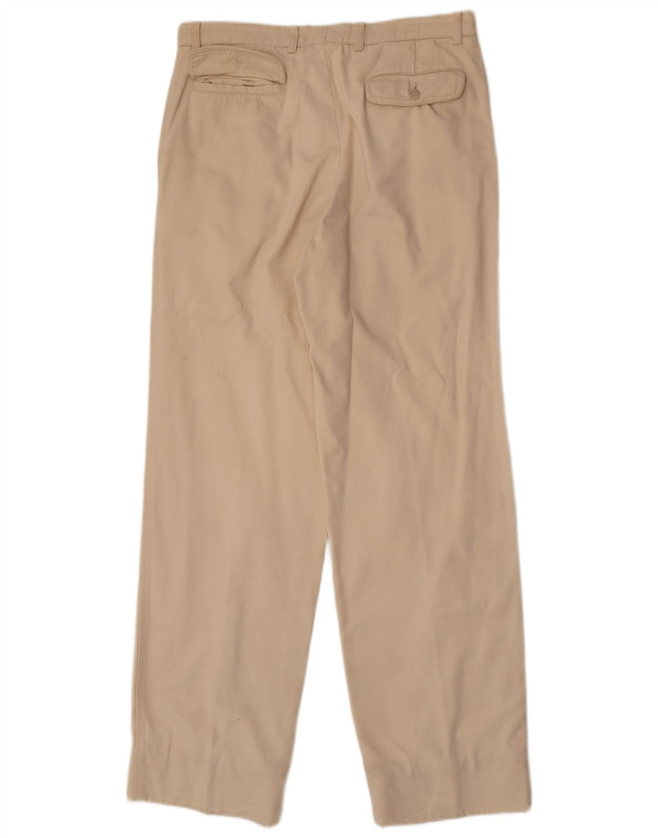 Peter Hadley Herre Pegged Chino Bukser IT 48 Medium W32 L33 Beige Bomuld