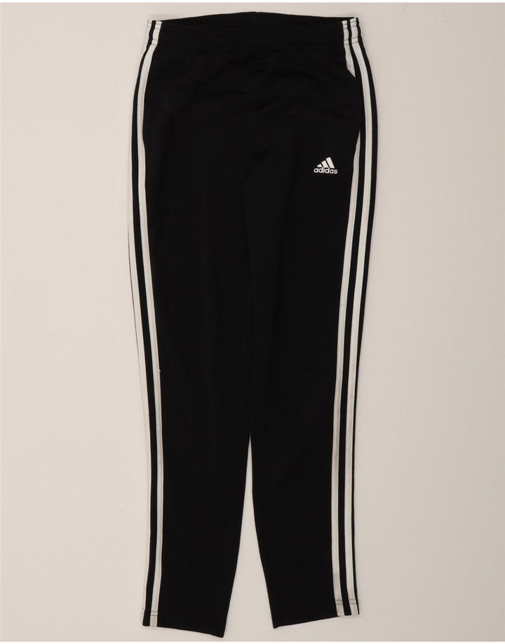 ADIDAS Boys Aeroready Tracksuit Trousers 11-12 Years  Black Polyester