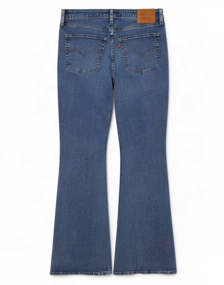 Levi's Dame 726 Flared Jeans W30 L30 Blå Bomuld