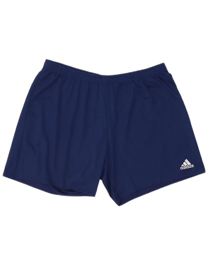 Adidas Herre Climalite Sportshorts 2XL Navy Blue Polyester