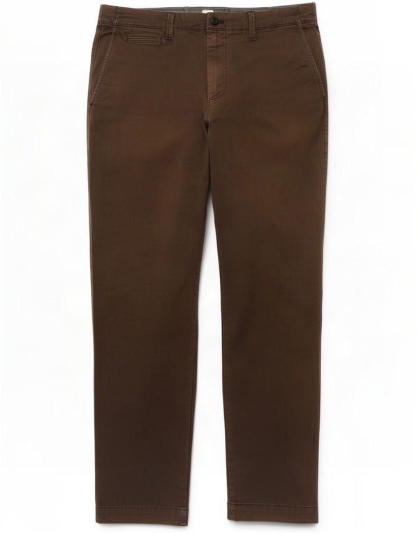 Gap Herre Slim Fit Chino Bukser W34 L32 Grå Bomuld