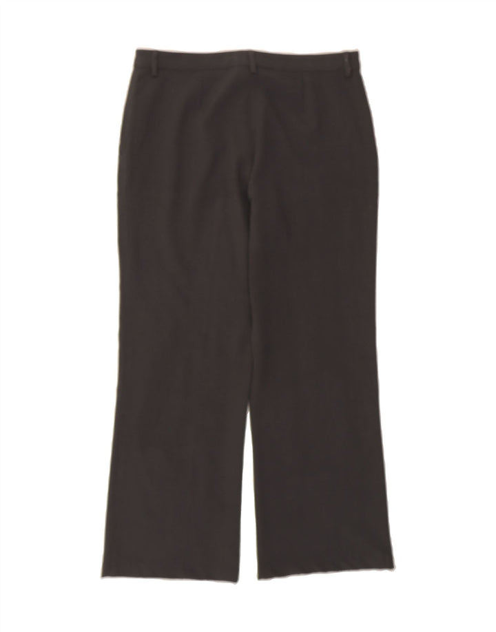 ARMANI Womens Straight Chino Trousers UK 16 Large W32 L27 Grey Polyester Vintage Armani and Second-Hand Armani from Messina Hembry 