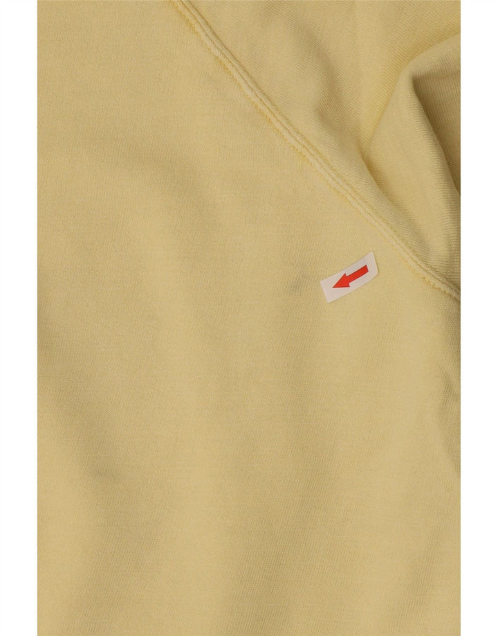 Marks & Spencer Dame Oversized Sweatshirt Jumper UK 18 XL Gul Bomuld
